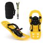 Children's snow boots with hiking poles, up to 36 kg, 43 × 19 cm