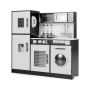 Children's Play Kitchen, White/Black, 83 × 80 × 25 cm