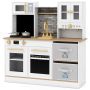 Children's play kitchen, 2 cabinets, 2 drawers, 90 × 90 × 30 cm
