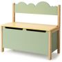 Children's toy box-stool, Box and stool, Green, 60 × 54 × 25 cm