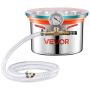 Vaakumkamber VEVOR T-1.5, 5,7 l, Ø30 × 24 cm