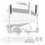 Paadihaagise juhtsiinid VEVOR XC2182, 2 tk, 535 × 125 × 1050 mm