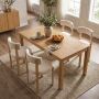 Dining chairs, 2 pcs, Sand, 50 × 77 × 50 cm