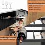 Dining room set, with 2 chairs, 120 × 120 × 40 cm