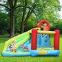 Water slide, with pool and climbing wall, 325 × 225 × 310 cm