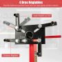 Engine stand, 4 adjustable arms, Red/black