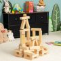 Set of 54 wooden blocks