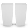 Кашпо VEVOR F4075W-WT, 2 шт, Белые, 39 × 39 × 75 см