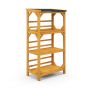 Pot shelf, 3 shelves, 69.85 × 137.16 × 49.53 cm