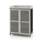 Potted Planting Bench with Tool Storage, 2 Shelves, 26 × 18.5 × 40 in