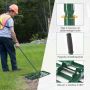 Lawn leveler, 180° rotatable U-shaped head