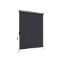 Vertical awning 1.4 x 2.5 m, gray
