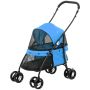 Dog stroller PawHut 82x47x97cm., blue/black