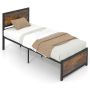 Single bed frame, 195 × 92 × 104 cm