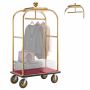 Hotelli pagasikäru VEVOR X-125B-G, 4 ratast, 1080 × 640 × 1940 mm