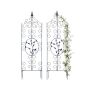 Ronitaimede võred Relaxdays, 2 tk, Must, 116 × 35 cm