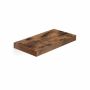 Wall shelf 40 x 20 x 3.8 cm., brown