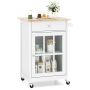Kitchen trolley, drawer, adjustable shelf, 65 × 48.5 × 87.5 cm