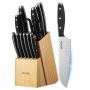 Kööginoakomplekt VEVOR KD45P71MM40-15PCS, 15 osa, 180 × 107 × 330 mm