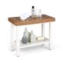 Bathroom shelf, 2-tier, 61 × 30.5 × 48.3 cm