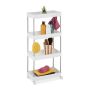 Vannitoa riiulkäru Relaxdays 10048025.0, 4 riiulit, 41,5 × 88 × 23,5 cm