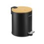 SONGMICS LTB116BZ01 Bathroom Trash Can, 6 l, 21 × 26 × 25.4 cm