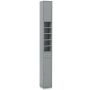 Bathroom cabinet, 2 doors, 1 drawer, White/gray, 20 × 180 × 20 cm