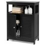 Bathroom cabinet, 2 doors, White, 59.69 × 30.48 × 80.01 cm