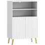 Vannitoakapp 834-917V90WT, 2 avatud riiulit, Valge, 60 × 93 × 31,8 cm