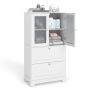 Bathroom cabinet, with 2 drawers, 59.69 × 30.48 × 107.95 cm