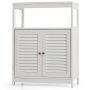 Bathroom cabinet, with double doors, White, 59.69 × 80.01 × 30.48 cm