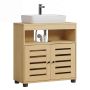 Vannitoakapp VASAGLE BBK004YJ01, 2 ribikardinaga ust, 60 × 63 × 30 cm