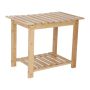 Riiuliga vannitoa taburet Relaxdays, 53 × 42 × 33 cm
