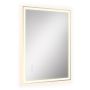 Vannitoa peegel SONGMICS, LED-valgustusega, Valge, 70,7 × 50,7 cm