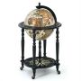 Wine bar stand, 2 tiers, White, 40 × 97 × 56 cm