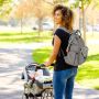Diaper bag, 45.7 × 29.2 × 17.8 cm