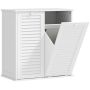 Vannitoa kapp pesukastiga Homcom 70x38x73cm., valge