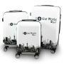 Suitcase set 3 pcs., "Fly around the world"