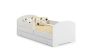 Children's bed Luk with drawer, mattress and barrier protection 164 cm x 85 cm x 63 cm