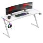 Gaming desk Hero 4.8 RGB White