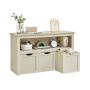 Mänguasjakast VASAGLE LHS380W01, riiulitega, 102 × 60 × 30 cm