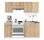 Kitchen cabinet set NORE LIMA, white/oak color