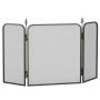 Fireplace guard Homcom 96x1.3x56cm., black