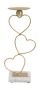 Küünlajalg Hearts, 14,5 × 32,5 × 10 cm