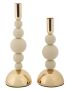Bolly candlesticks, 2 pcs, Ø 10 × 24–29.5 cm