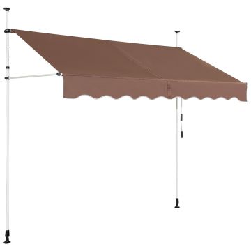 Маркиза 175x250x300см, коричневого цвета