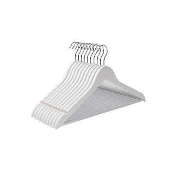 Riidepuude komplekt, 10 tk, valge