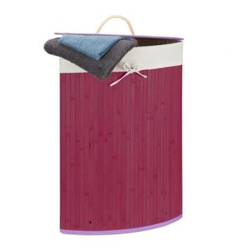 Pesukorv 65x49.5x37cm, 60L., lilla/valge