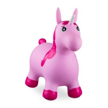 Надувная игрушка "Единорог" 52х26х62см., красный/розовый.