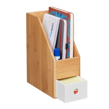 Dokumendialus 1 sektsiooniga 30x12x23 cm, helepruun/valge